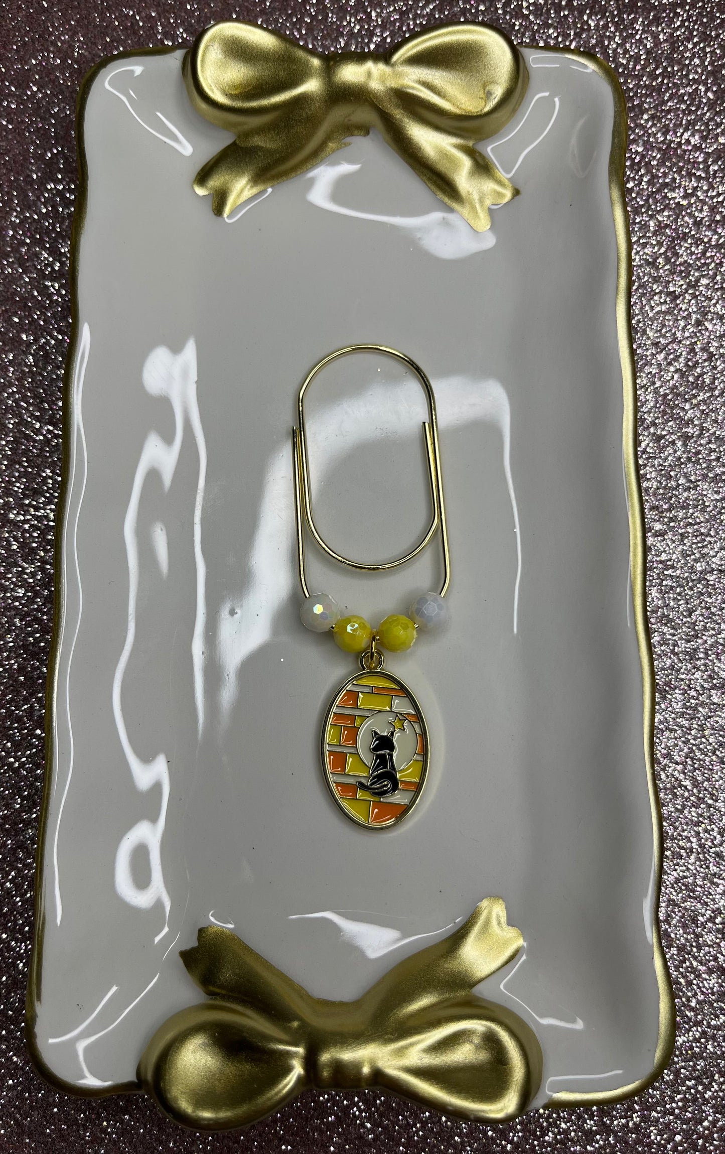 Large Paperclip Mosaic Charms
