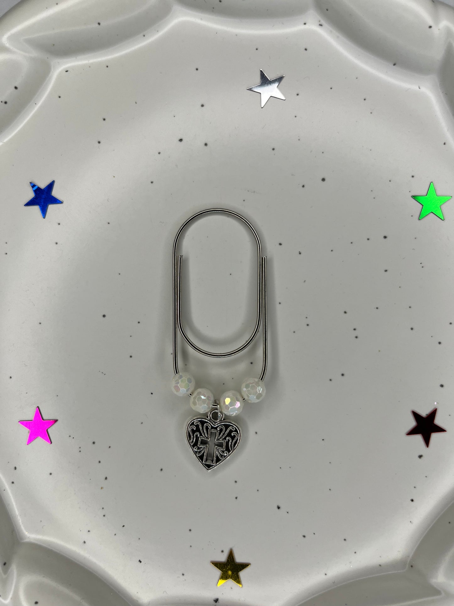 Large Paperclip Spiritual Charms